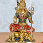 Brass Lord Shiva Shiv Murti Sculpture, Height : 18" Inches Home Decor