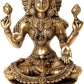 Brass Goddess of Wealth Lakshmi Maa Height 9.5 inches