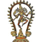 Brass Natraj Idol Dancing Shiva Idol Shiva Religious Statue Height 11.2 Inch