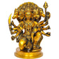 Brass Panchmukhi Hanuman Idol Figurine Hanuman ji Decorative Showpiece Home Office Temple Best Gift Item (Height 11 Inch)