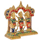 Brass Ram Darbar Brass Statue Idol Ram Darbar, for Home Decor Mandir Pooja (Height : 9.5 Inch)