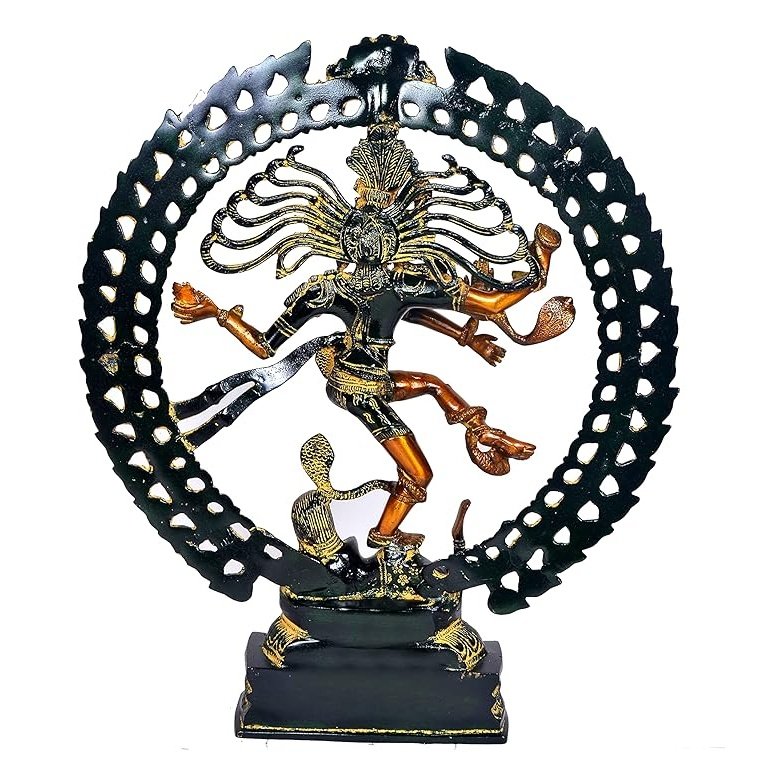 Natraj Brass Statue Nataraja - King of Dancers God Shiva for Temple Mandir Showpiece for Pooja Home Decor Gift Height 20 Inches