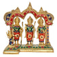 Brass Ram Darbar Brass Statue Idol Ram Darbar, for Home Decor Mandir Pooja (Height : 9.5 Inch)