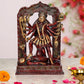 Brass Goddess Mahakali Kali MATA Idol Statues with Shivji, Home Decor Pooja Mandir (Height: 9.5 inch)