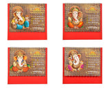 2026 desk calendar month pages: September, October, November, and December