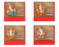 2026 desk calendar month pages: September, October, November, and December