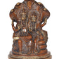 Brass Maa Lakshmi with Lord Vishnu On Sheshnag Idol Statue for The Puja Temple at Home in Brass - (Height 9 Inch) (Multicolor 1)