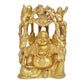 Brass The Laughing Buddha for Home Decor Decoration(Height: 8 Inch)