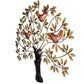 Metal Wall Mounted Nature Tree, Multicolour, Full