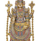 Brass Lord Tirupati Bala Ji Idol Statue Home Temple Office Figurine Showpiece Multicolour Height 34 Inch