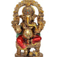 Resin Lord Ganesha Idol Statue Hindu Idol Figurine Decorative Showpiece Height 10 Inches