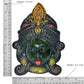 Brass Maa Durga Face Idol Wall Hanging Durga Mask Good Luck for Temple Home Door and Office (Height 9 Inch)