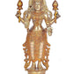 Brass Standing Statue of Lakshmi Idol Lakshmi Height 12.5 Inch