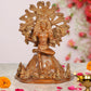 Brass Dakshinamurti Shiva Statue for Home Decor Temple Office Mandir, (Height: 12 Inch)