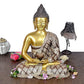 Brass Buddha Statue Idol Buddha Religious Statue Height 18 Inch