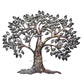 Metal Wall Hanging Tree Wall Decor With LED Light Height 32 Inch