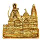 Brass Ram Mandir Architectural Model in Metal Shri Ram Birth Place, Height : 22 cm (Gold colour)