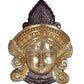 Brass Maa Durga Face Mask Idol Statue Murti for Office Home Decor Wall Showpiece Height 11 Inches