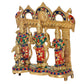 Brass Ram Darbar Brass Statue Idol Ram Darbar, for Home Decor Mandir Pooja (Height : 7.5 Inch)