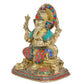 Brass Lord Ganesha Idol (Height 13 Inch)