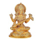 Brass Goddess Saraswati Idol Maa Saraswati Religious Statue Height 7.2 Inch