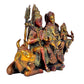 Brass Shiv Parivar Shiva Family Idol Family Sitting On Nandi Home Decor Height 8 Inch