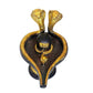 Brass Shiva Ling Statue with Snakes for Home Decor | Height : 7 Inches