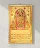 AONA Gold Foil Tirupati Bala ji 2026 Wall Calendar Hanging (14 x 23 inch) (Golden)
