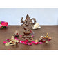 Brass Dancing Ganesha with Lakshmi Idol Ganesha Height 6.1 Inch