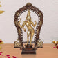 Brass Shiva and Parvati Ardhanrishvara Murti Religious Statue for Home Temple Decor (Height : 18 inch)