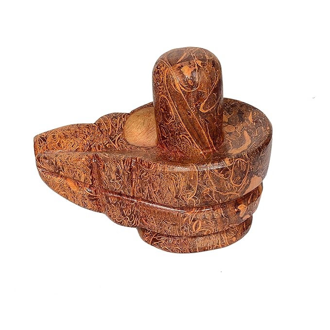 Habur stone Lord Shiva idol, multicolour carved figure on rounded pedestal