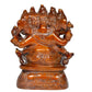 Brass Panchmukhi Ganesha Ganesh Idol Staue Murti for Home Decor Ofice,Temple, Mandir Pooja (Height : 8 Inch)