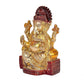 Brass Ganesha Ganpati Ganesh Statue Idol Murti for Home Mandir Temple, Height : 6 inch