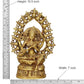 Brass Maa Saraswati Statue Handcrafted Hindu Goddess Saraswati Idol for Home Decor and Pooja Statue (Height 10.5 Inch)