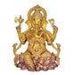 Brass Lord Ganesh Murti Ganpati Idol Vinayak Religious Statue Height 9.8 Inch