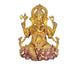 Brass Lord Ganesh Murti Ganpati Idol Vinayak Religious Statue Height 9.8 Inch