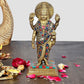 Brass Dhanvantari The Physician of Gods Brass Religious Statue Height 8 Inches