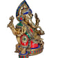 Brass Lord Ganesha Idol Statue Figurine Showpiece Home Office Temple Decorative Item Multicolour Height 13 Inches