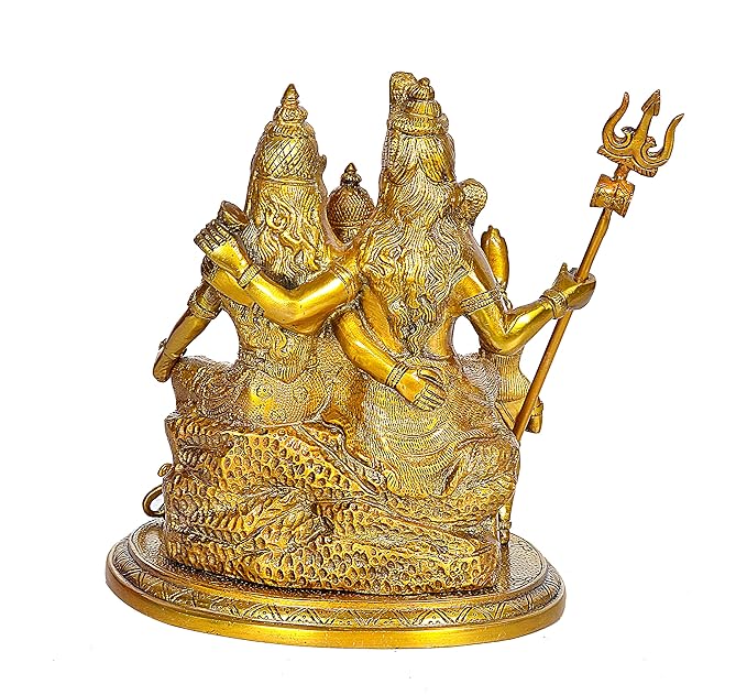 Brass Shiv Parivar Shiva Family Idol Family Religious Statue Height 10 Inch