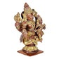 Brass Shiv Parvati Idol Statue for Temple Home Office Decor Gift Item Height : 7 inch