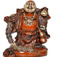 Brass The Laughing Buddha for Home Decor Decoration(Height: 11 Inch)