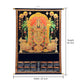 Tirupati Bala ji Gold Foil Calendar 2025 Wall Calendar Hanging (30 x 20 inch) (Black)