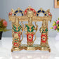 Brass Ram Darbar with Sita Lakshman Hanuman Statue, for Home Decor Pooja Mandir (Height : 7.5 Inch)