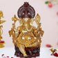 Brass Lord Ganesha Idol Statue Decorative Sculpture for Home Office Mandir Pooja Showpiece (Height 29 Inch)