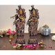 Brass Radha Krishna Idol Statue Sculpture Showpiece for Home Office Puja Temple Decor