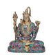 Brass Shiva Statue Idol Medidating for Home Decor Temple | Height : 9 inches