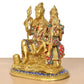 Brass Shiv Parivar Idol (Height 12 Inch)