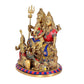 Brass Shiv Parivar Shiva Parivar Idol Religious Statue | Height : 10 Inch