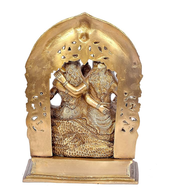 Brass Shiv Parivar Shiva Family Idol Family Home Decor Height 12 Inch