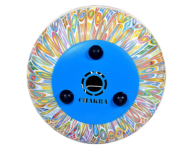 Steel Happy Drum with Rubber Musical Mallet and Travel Bag (Height : 5 inches) (Yellow)